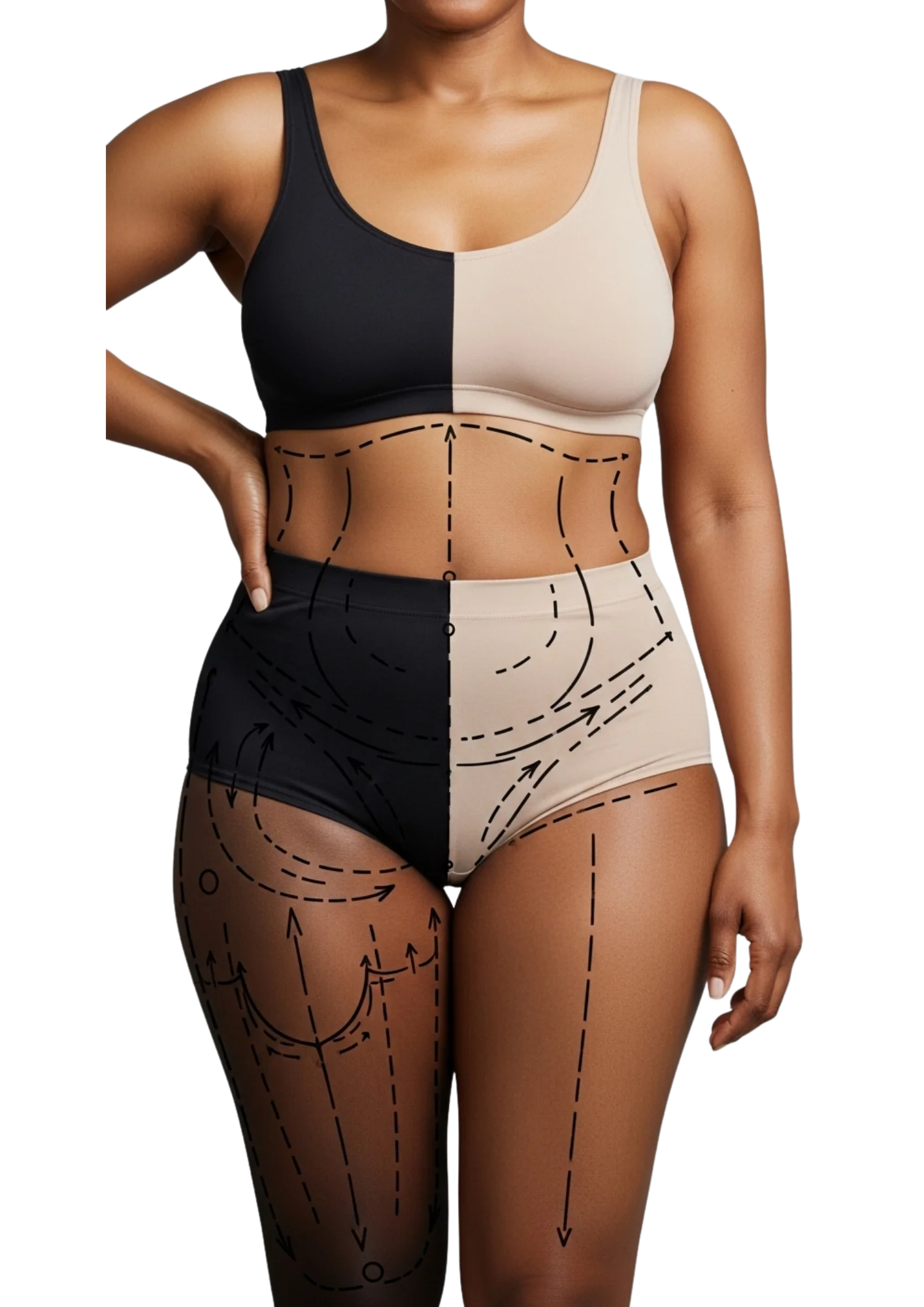 Body contouring at Oshun &mdash; liposuction, Renuvion skin tightening, and non-surgical body sculpting in Kingston, Jamaica